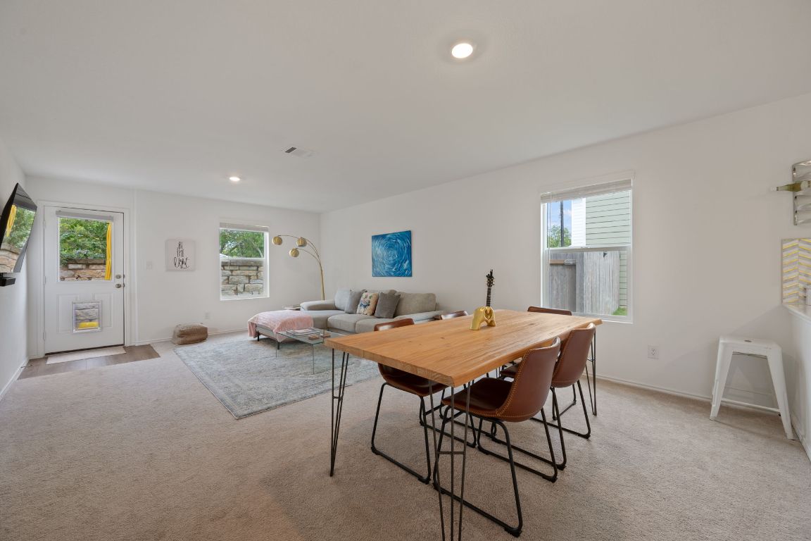 68 Trinity Circle Lockhart, TX 78644 - Photo 11 of 27 a view of a dining room with furniture and window