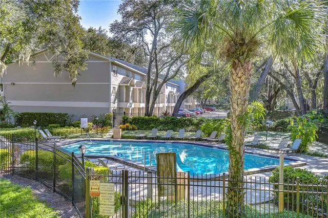 a view of a porch and a yard