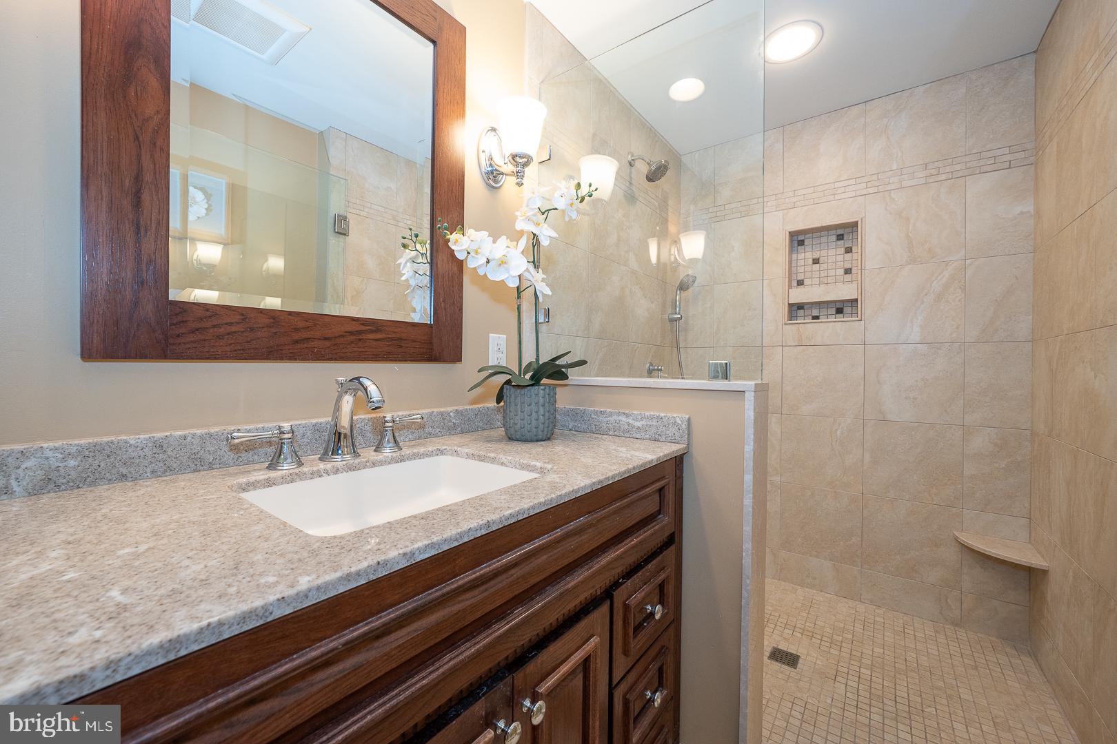 127 Kynlyn Road Wayne, PA 19087 - Photo 31 of 55 Gorgeous vanity and oversized shower