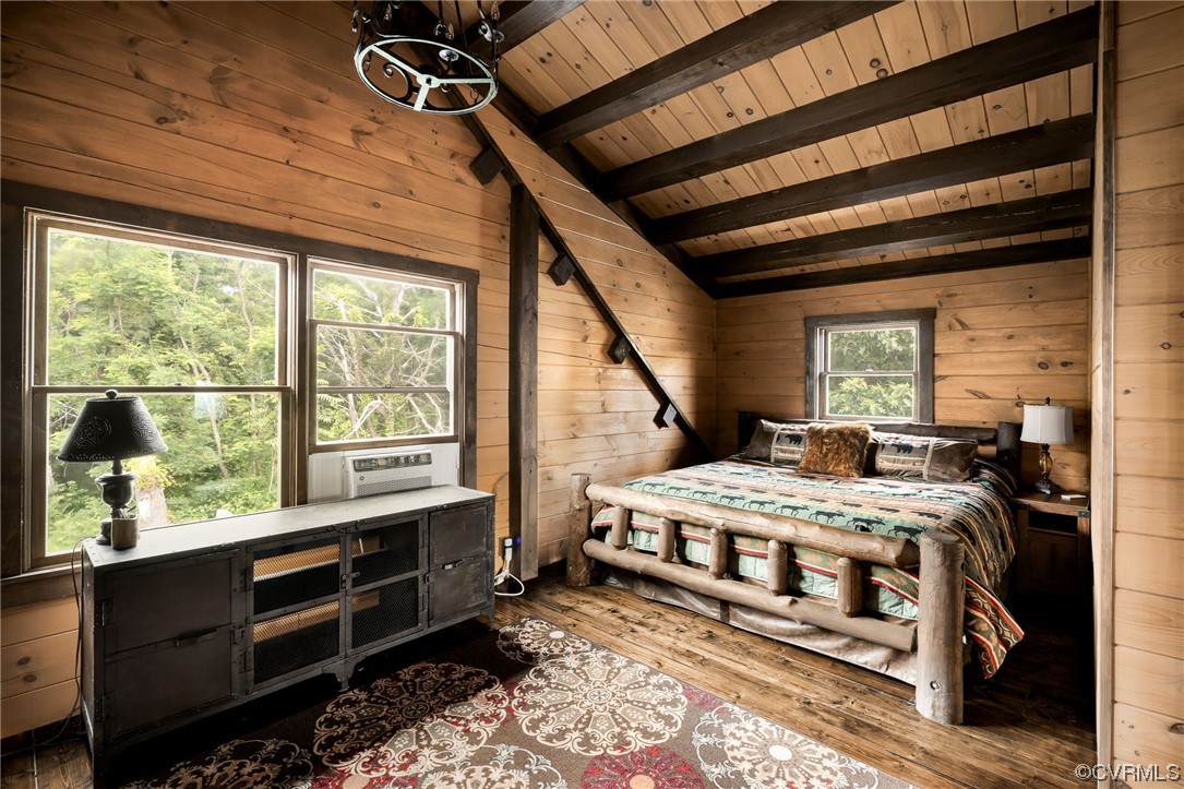 1797 Flattop Mountain Road Free Union, VA 22940 - Photo 19 of 43 Primary Bedroom with lofted ceiling