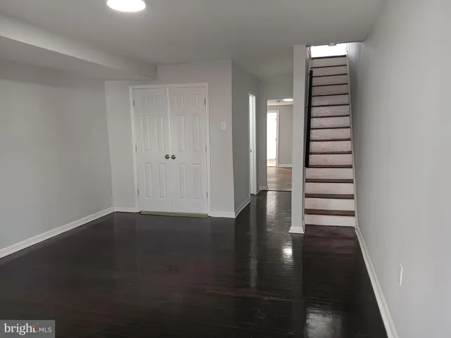 a view of entryway with stairs