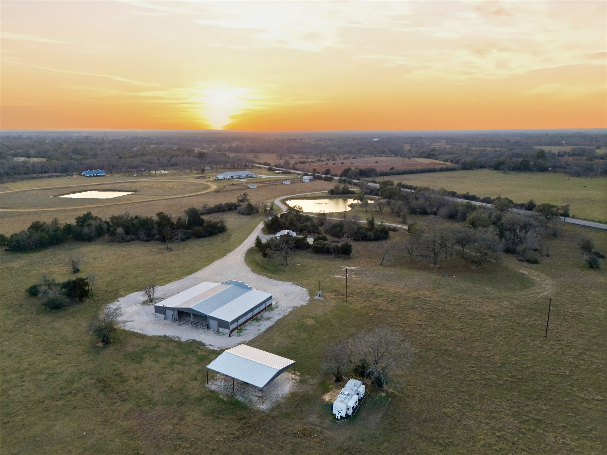25062 Highway 159 East Hempstead, TX 77445 - Photo 20 of 49 an aerial view of a house with a yard
