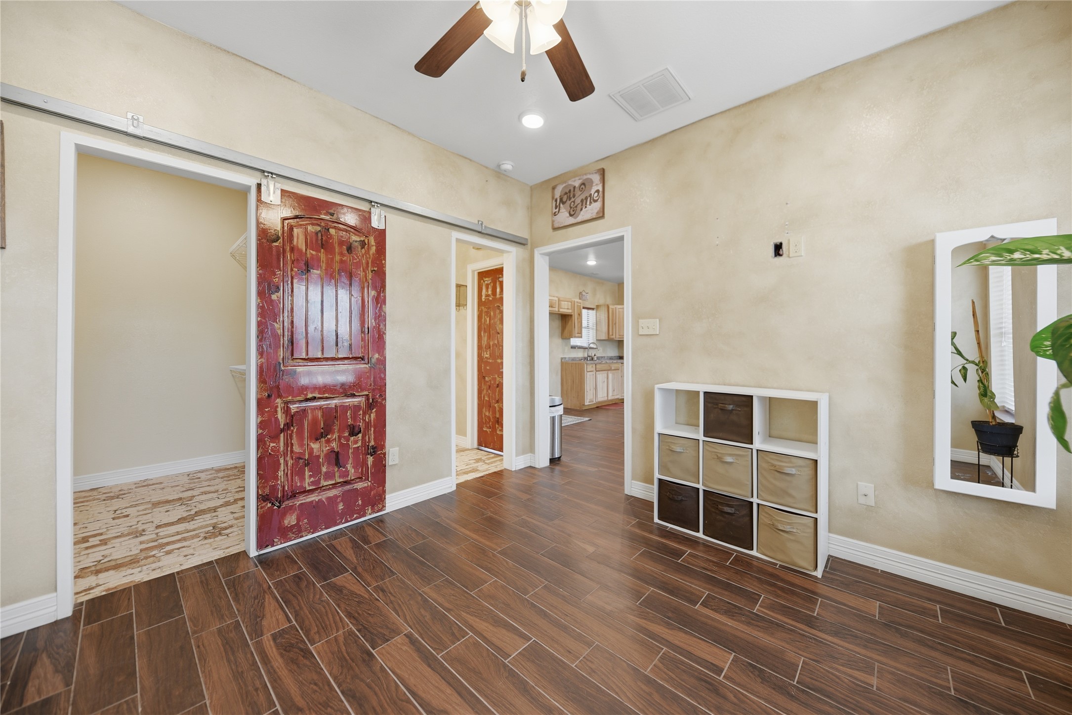 25062 Highway 159 East Hempstead, TX 77445 - Photo 36 of 49 wooden floor in an empty room with a window