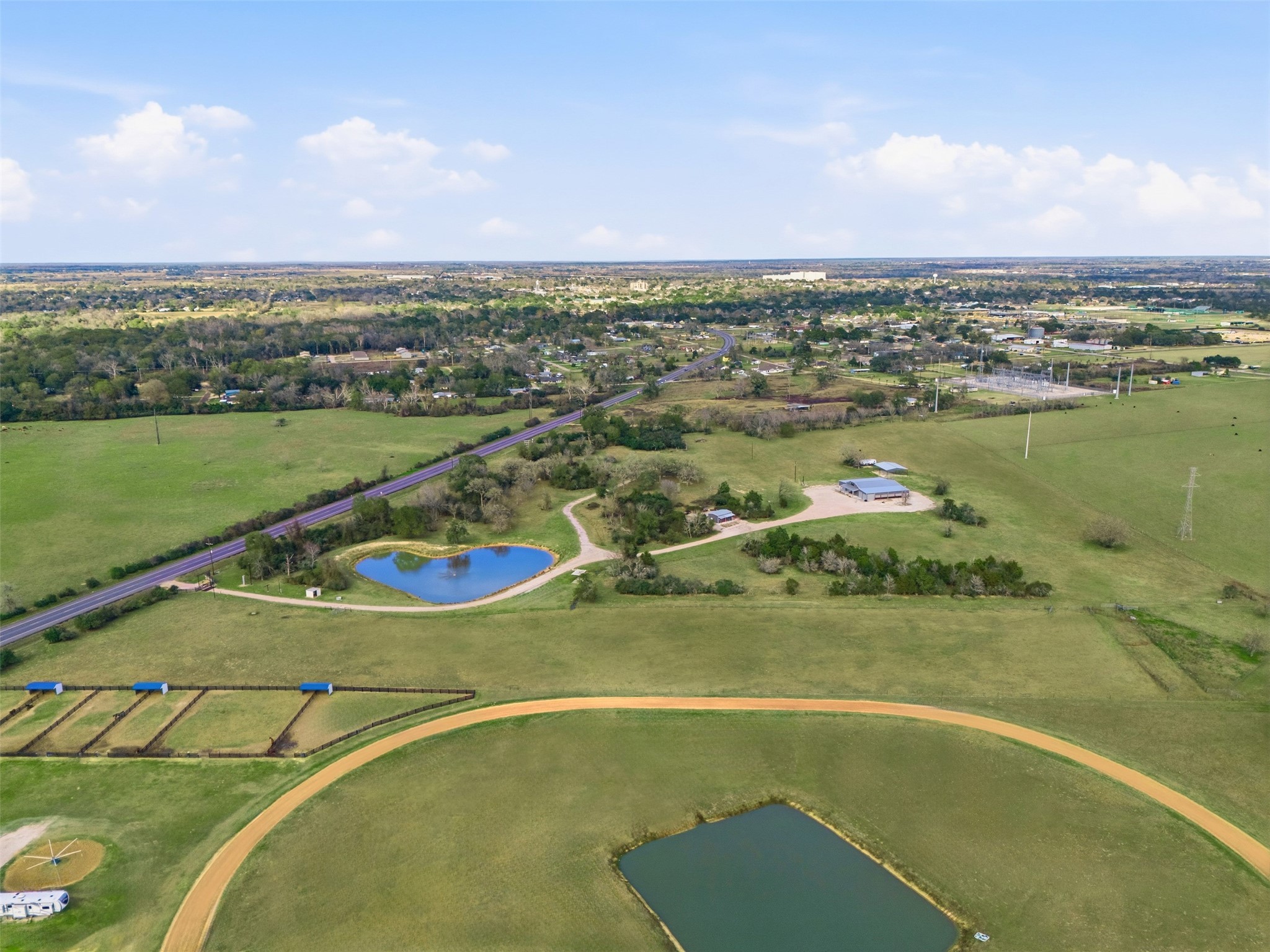 25062 Highway 159 East Hempstead, TX 77445 - Photo 45 of 49 an aerial view of a city