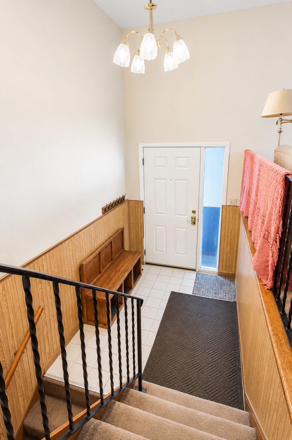 9502 Forrest Drive Highland, IN 46322 - Photo 7 of 27 a view of a hallway with stairs