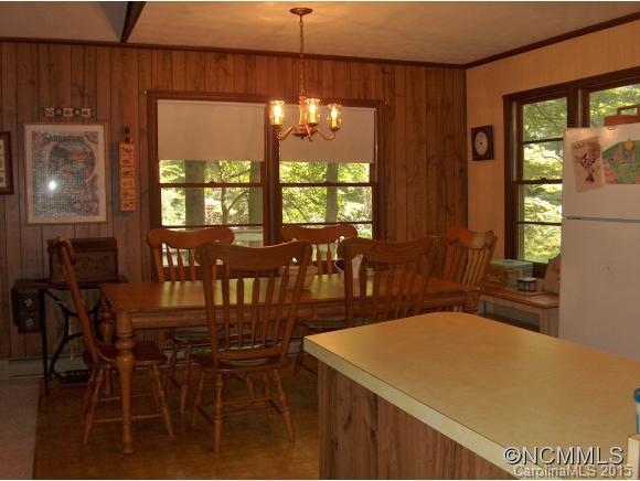55 Holstein Farm Road Waynesville, NC 28785 - Photo 8 of 24 a view of a dining room with furniture window and outside view