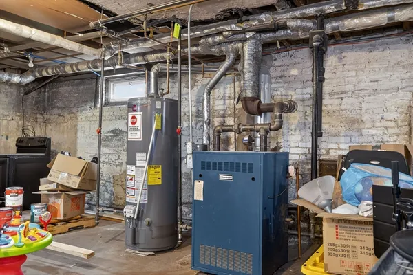 a view of storage and utility room