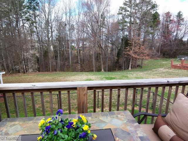 756 Central Road Clemmons, NC 27012 - Photo 14 of 16 View. View from Deck Overlooking Back Yard