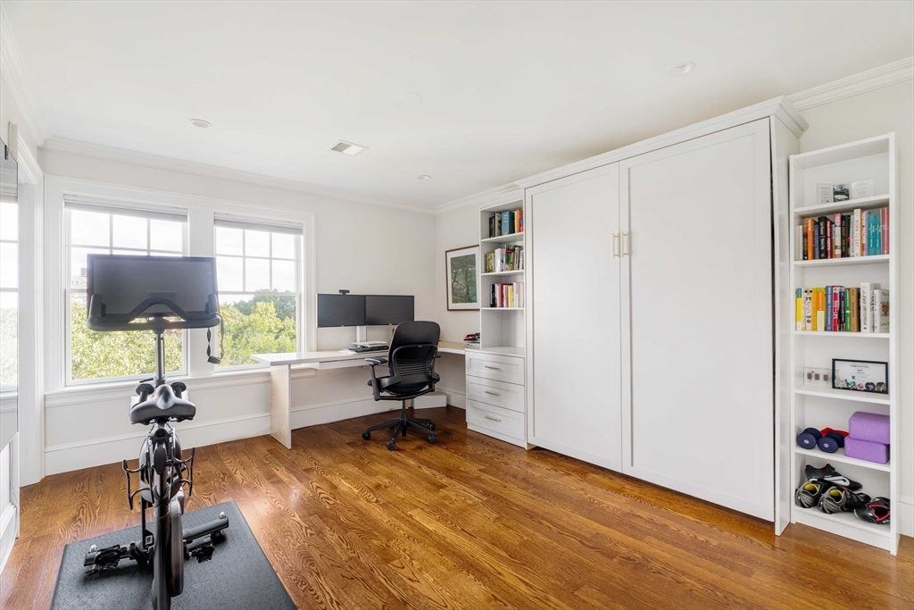27 Summit Avenue, Unit 2 Brookline, MA 02446 - Photo 28 of 34 a view of a workspace with furniture and a window