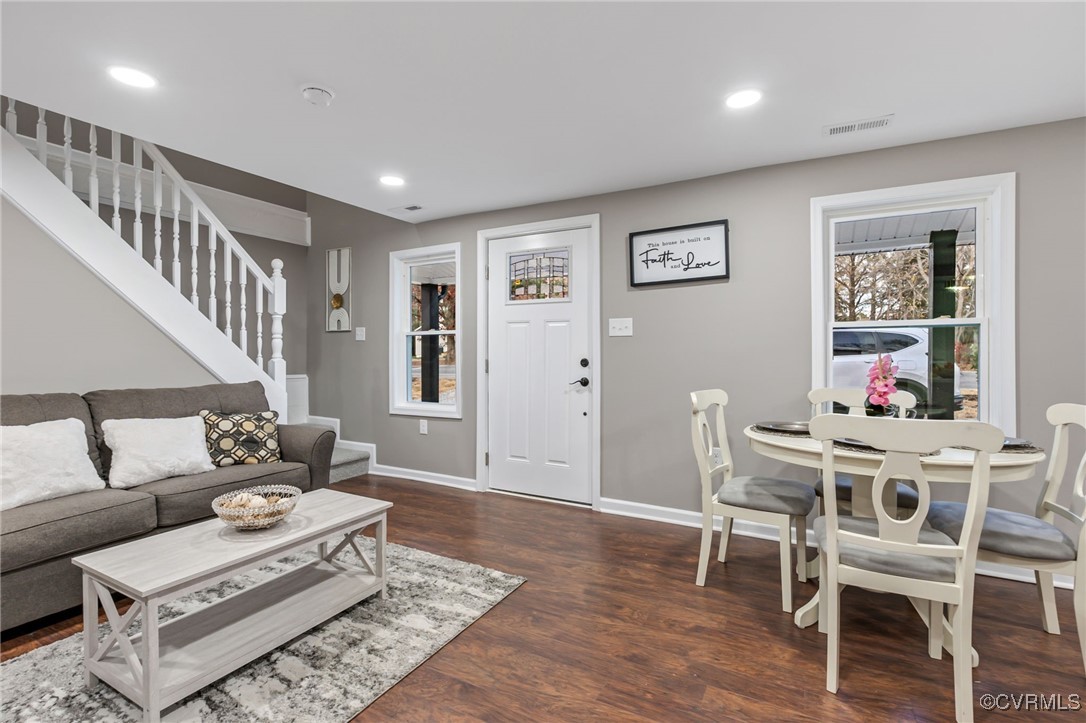 9531 Reams Road Chesterfield, VA 23236 - Photo 11 of 34 a living room with furniture and wooden floor