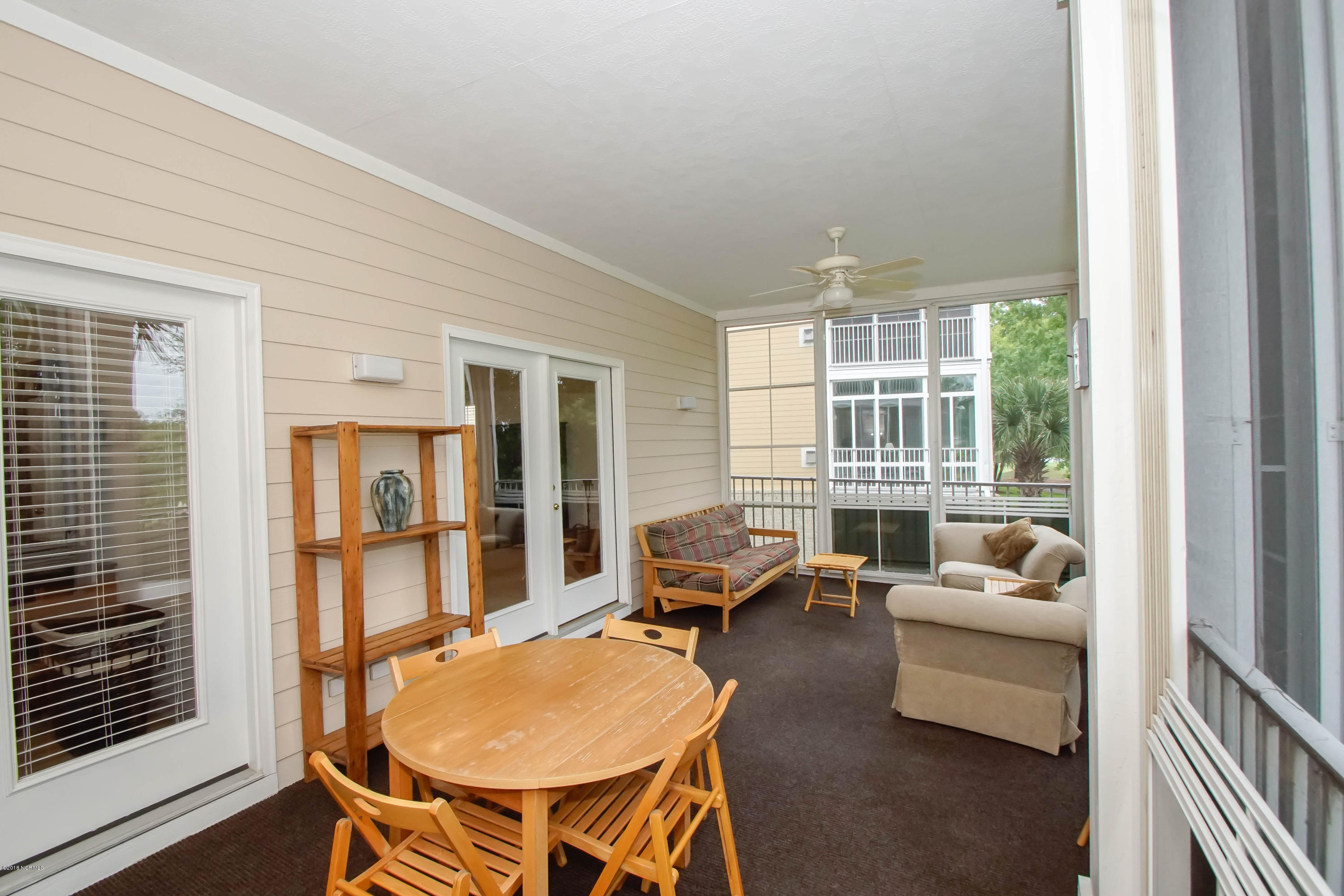 186 Clubhouse Road, Unit 3 Sunset Beach, NC 28468 - Photo 18 of 35 HUGE Porch
