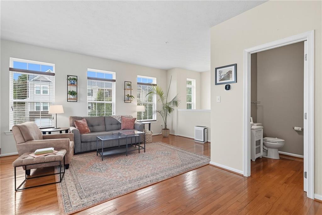 11 Truman Circle McKees Rocks, PA 15136 - Photo 6 of 33 a living room with furniture and a wooden floor