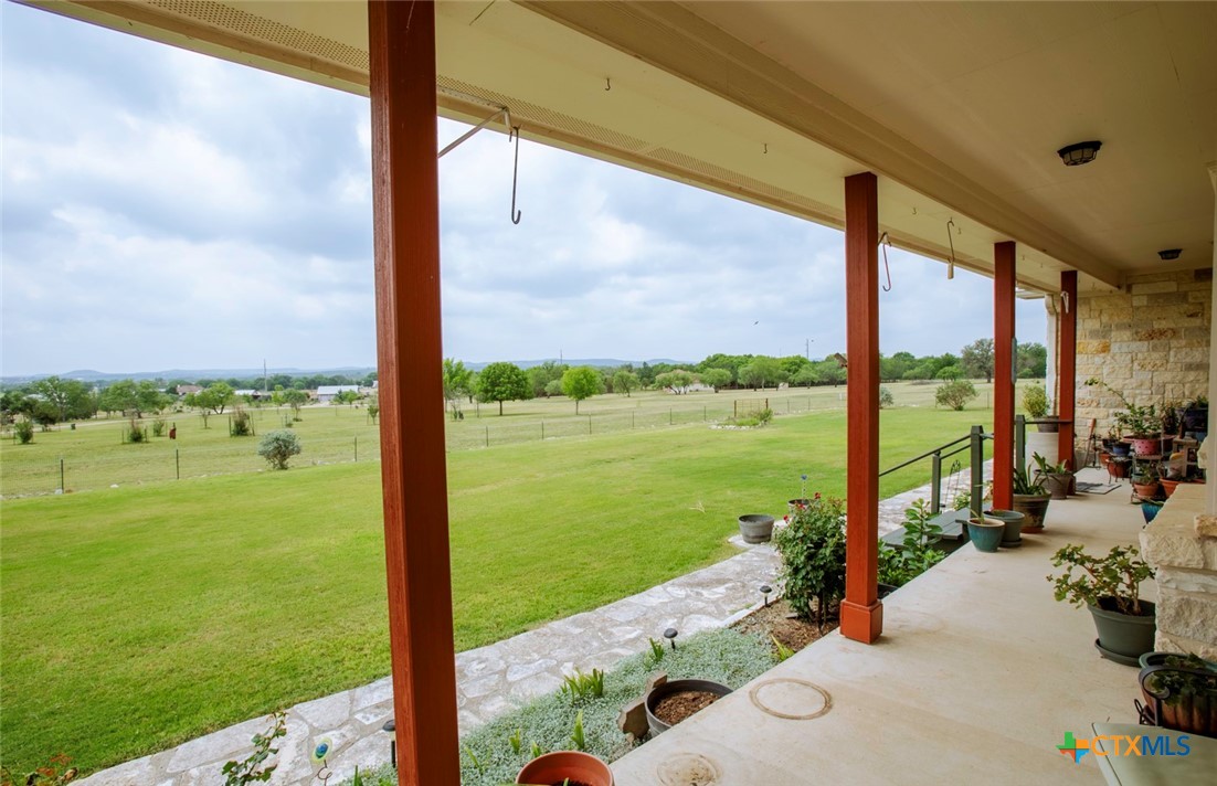 187 Tracks Trail Center Point, TX 78010 - Photo 7 of 41 a view of lake from a balcony