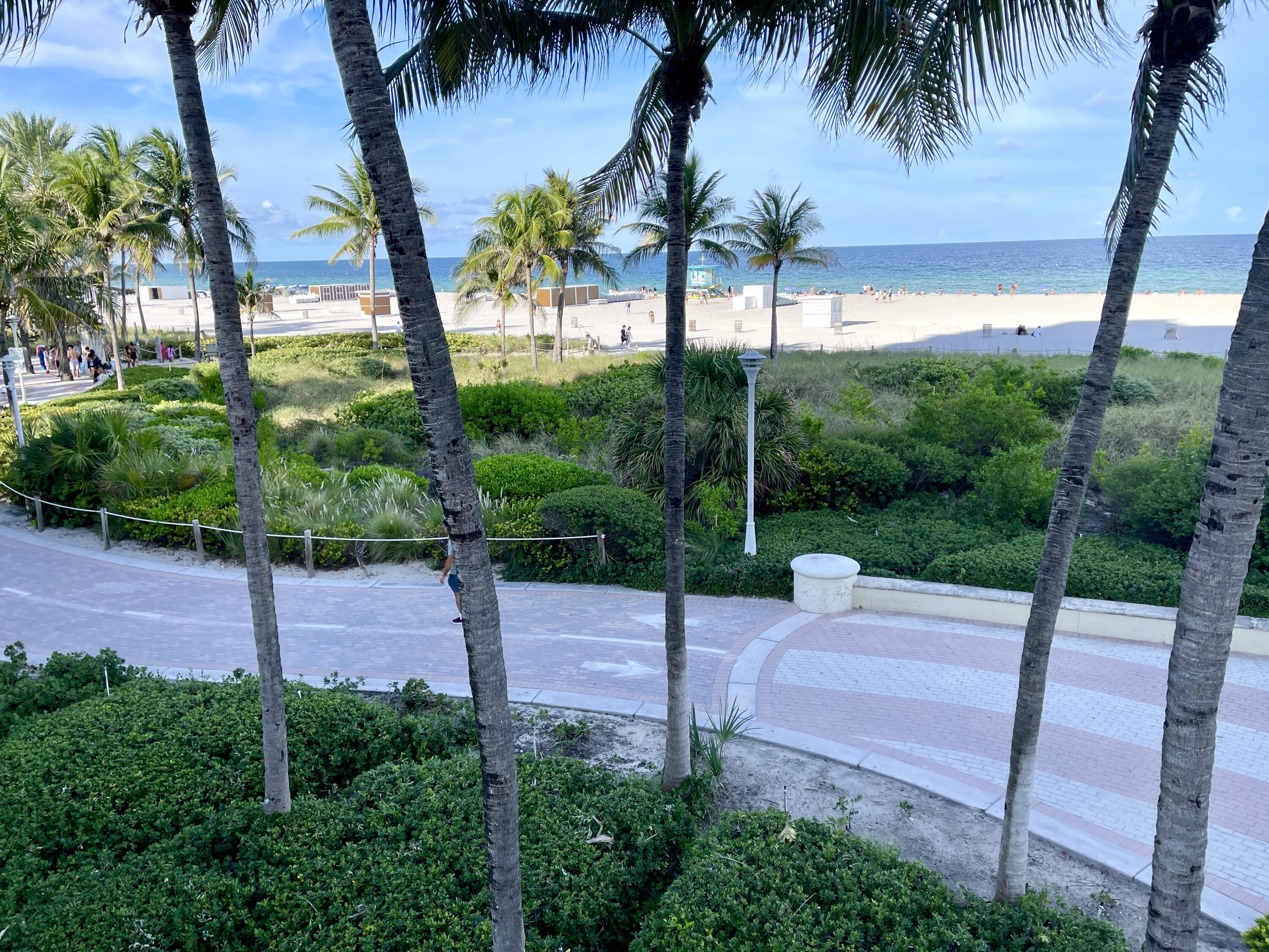 100 Lincoln Road, Unit 1105 Miami Beach, FL 33139 - Photo 10 of 30 a view of a patio with a garden