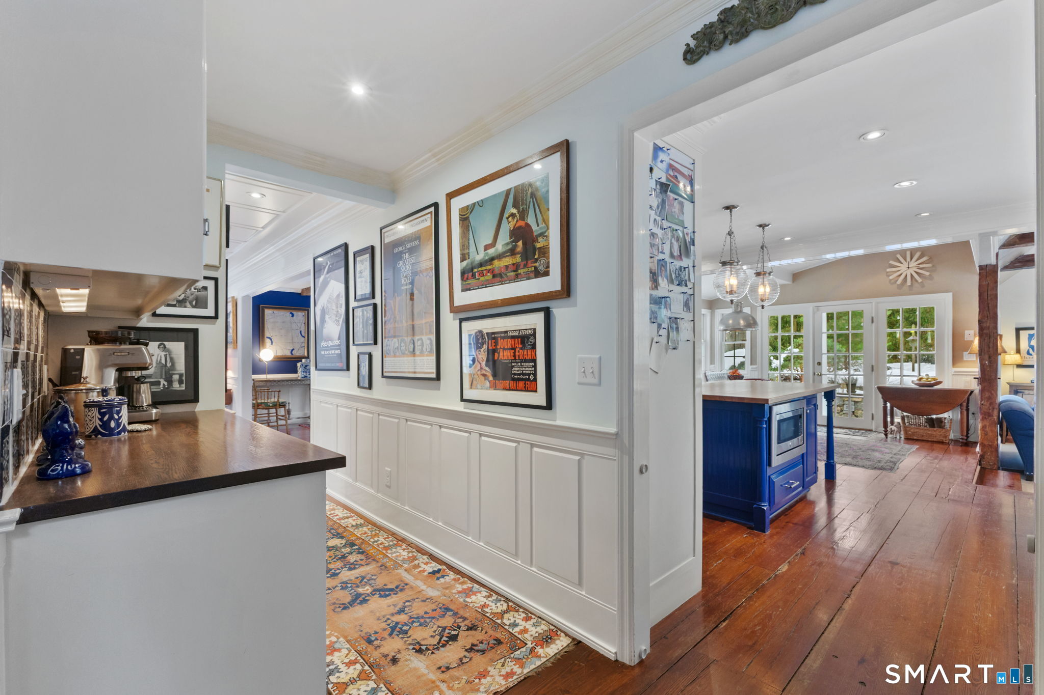 245 Benedict Hill Road New Canaan, CT 06840 - Photo 49 of 49 a view of a living room and dining room