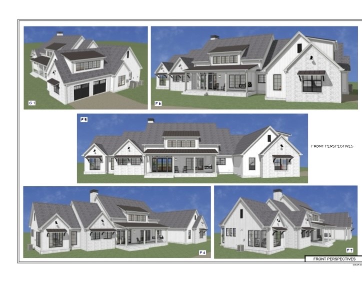 498 Lonestar Road Huntsville, TX 77340 - Photo 19 of 24 Rendering of sample front elevations to visualize options for the lot.