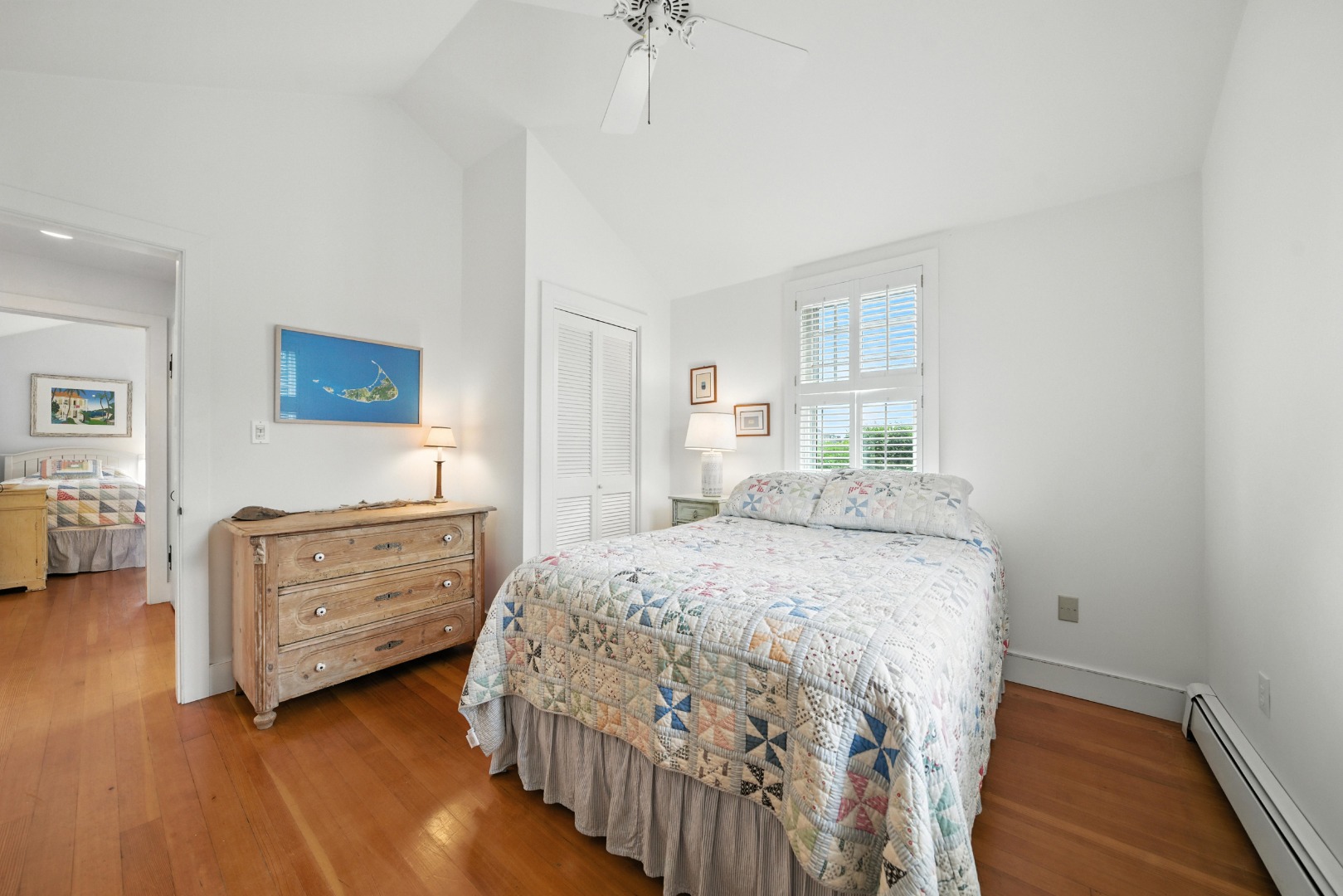 1 Little Neck Way, Unit 1 Nantucket, MA 02554 - Photo 59 of 99 a bedroom with a bed and a dresser