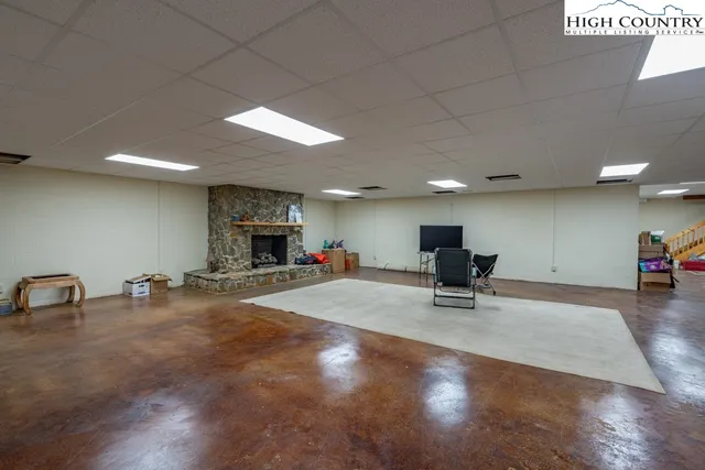 a view of a golf course with a big yard