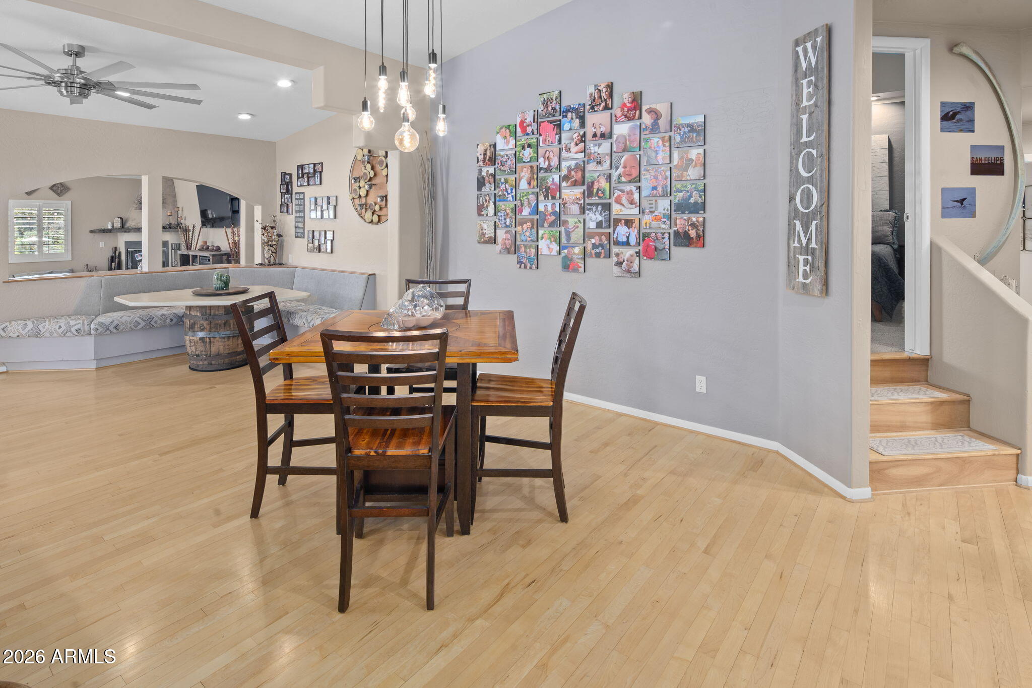 42331 North 3rd Street Phoenix, AZ 85086 - Photo 16 of 52 a view of a dining room with furniture and chandelier