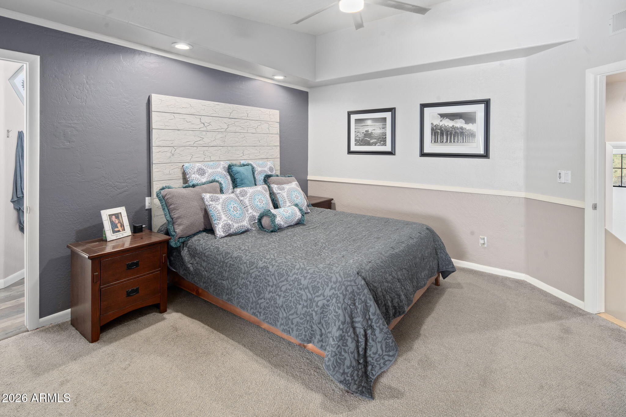 42331 North 3rd Street Phoenix, AZ 85086 - Photo 20 of 52 a bedroom with a bed and a night stand