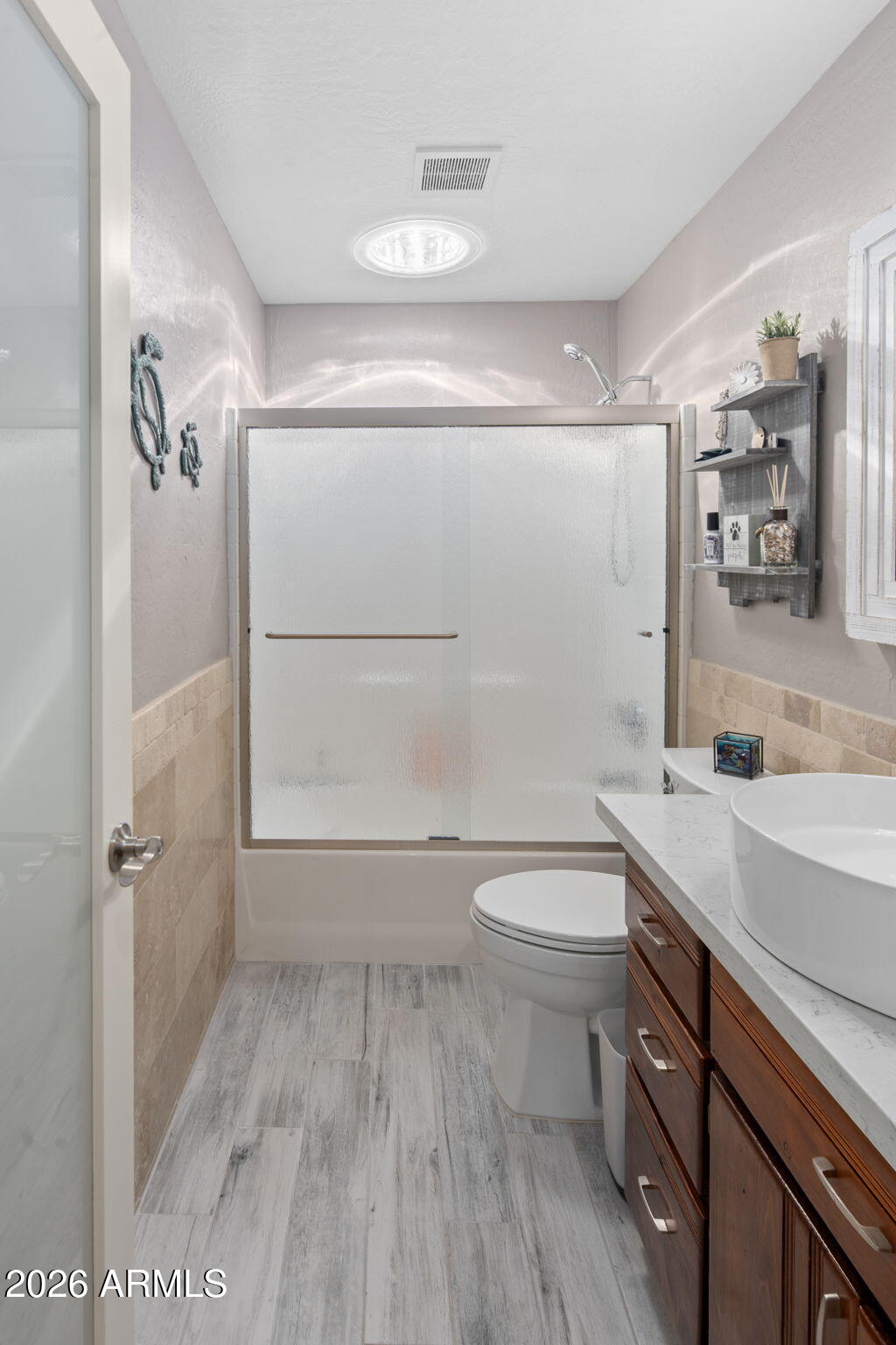 42331 North 3rd Street Phoenix, AZ 85086 - Photo 26 of 52 a bathroom with a sink a toilet and shower