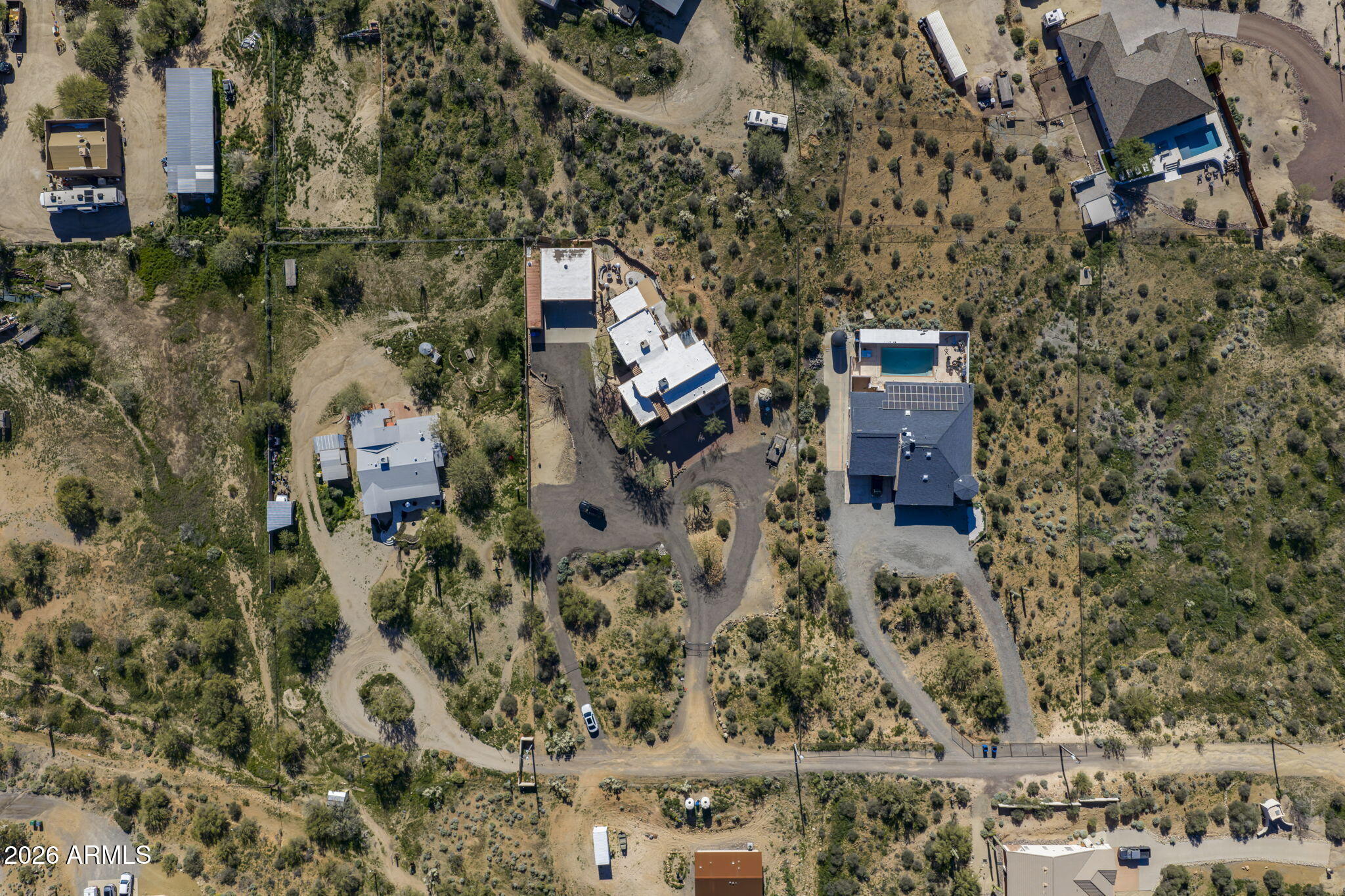 42331 North 3rd Street Phoenix, AZ 85086 - Photo 43 of 52 an aerial view of residential house with outdoor space