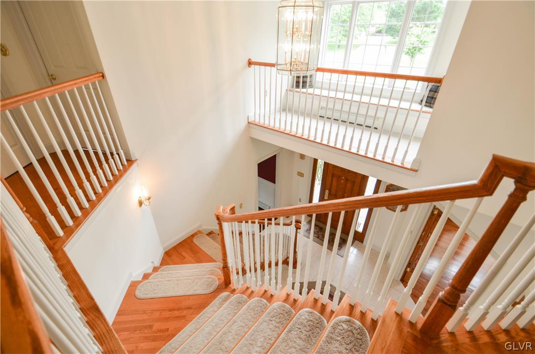 2359 Wehr Mill Road Allentown, PA 18104 - Photo 26 of 50 a view of staircase with railing and white walls