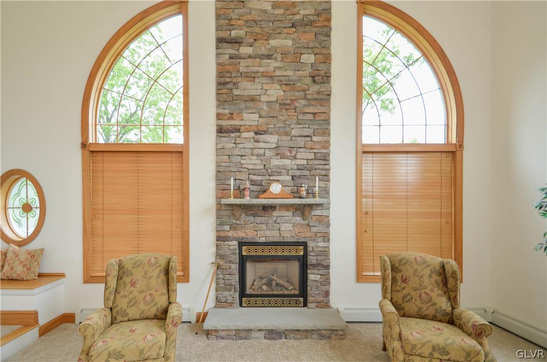2359 Wehr Mill Road Allentown, PA 18104 - Photo 8 of 50 a living room with furniture and a fireplace