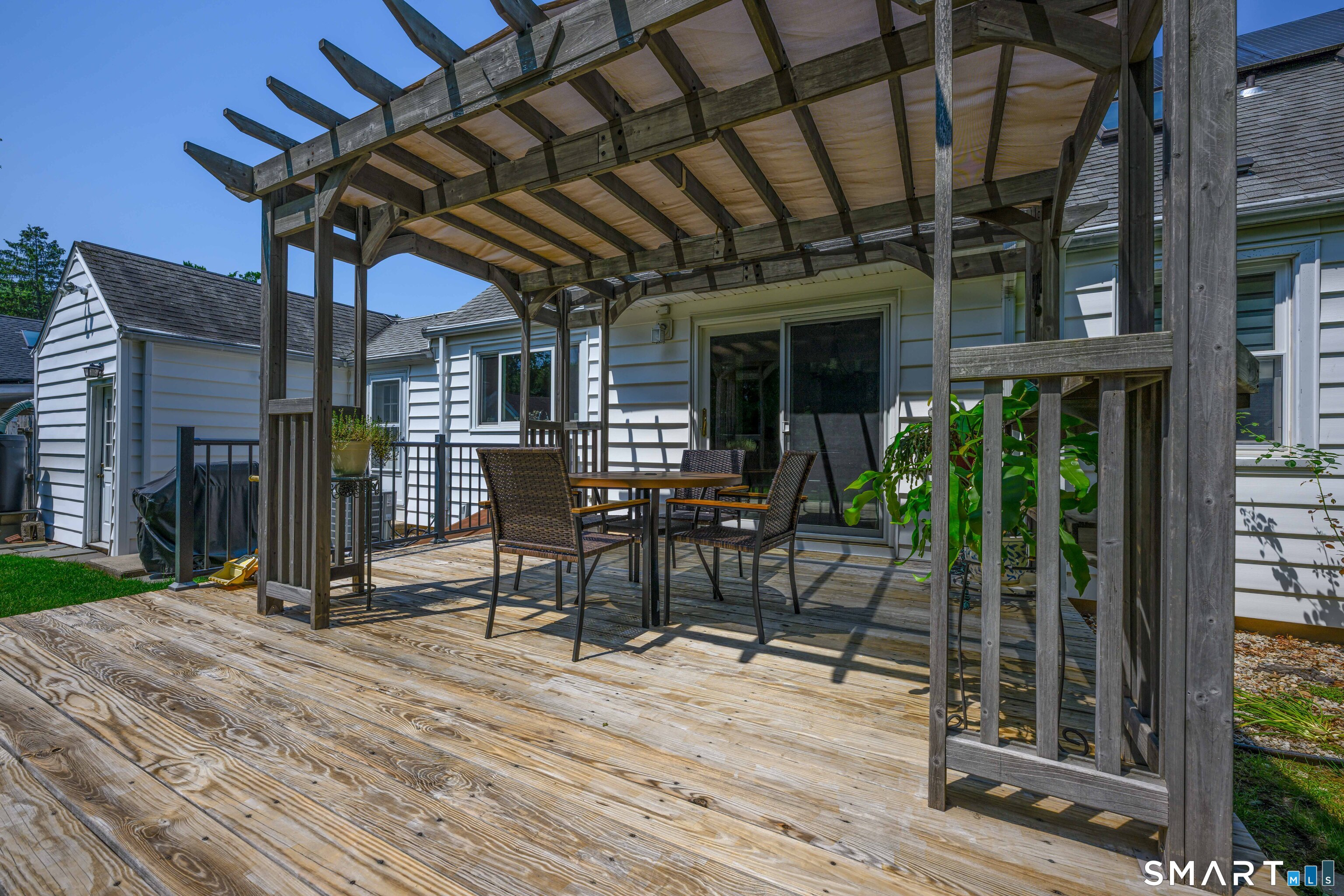25 Wright Lane Hamden, CT 06517 - Photo 6 of 38 Deck with pergola