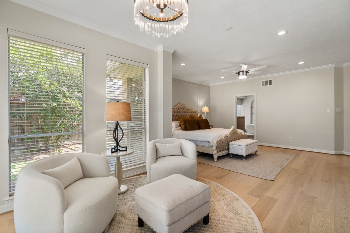 5515 Chase Harbor Houston, TX 77041 - Photo 23 of 48 Another view from sitting area to primary bedroom.