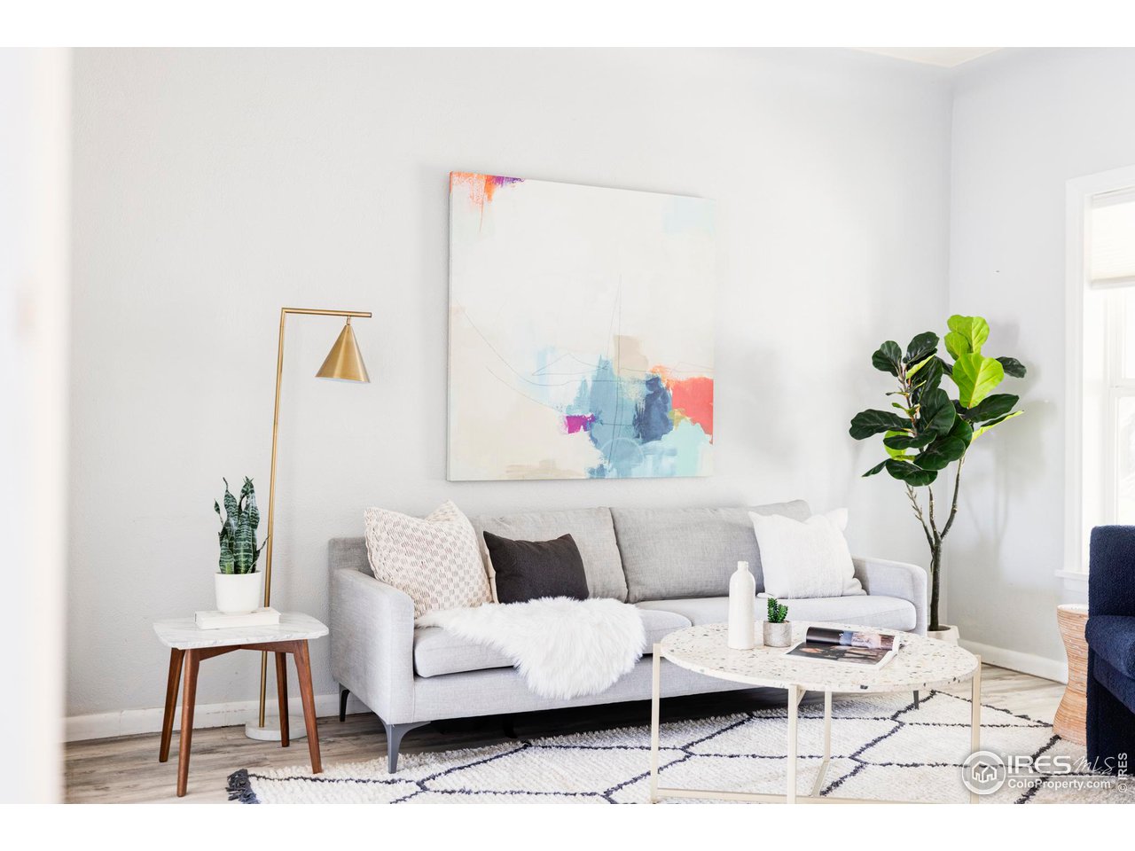 635 Alpine Avenue Boulder, CO 80304 - Photo 4 of 22 a living room with furniture and a potted plant