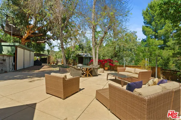 a view of a couches in a patio