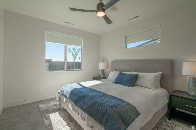 2972 West 570 North Hurricane, UT 84737 - Photo 47 of 104 Bedroom featuring baseboards and ceiling fan