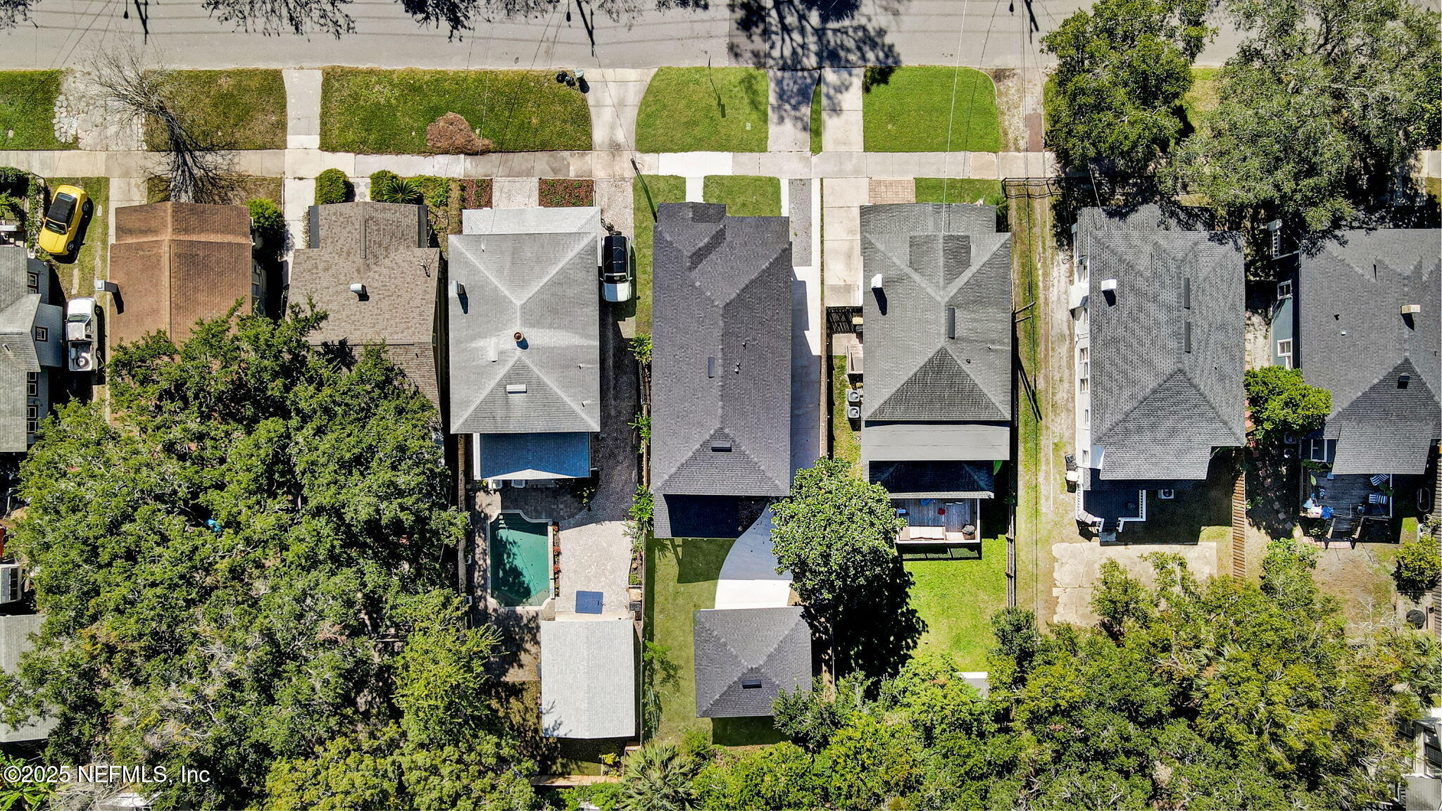 2841 Post Street Jacksonville, FL 32205 - Photo 4 of 40 an aerial view of residential houses with outdoor space and parking