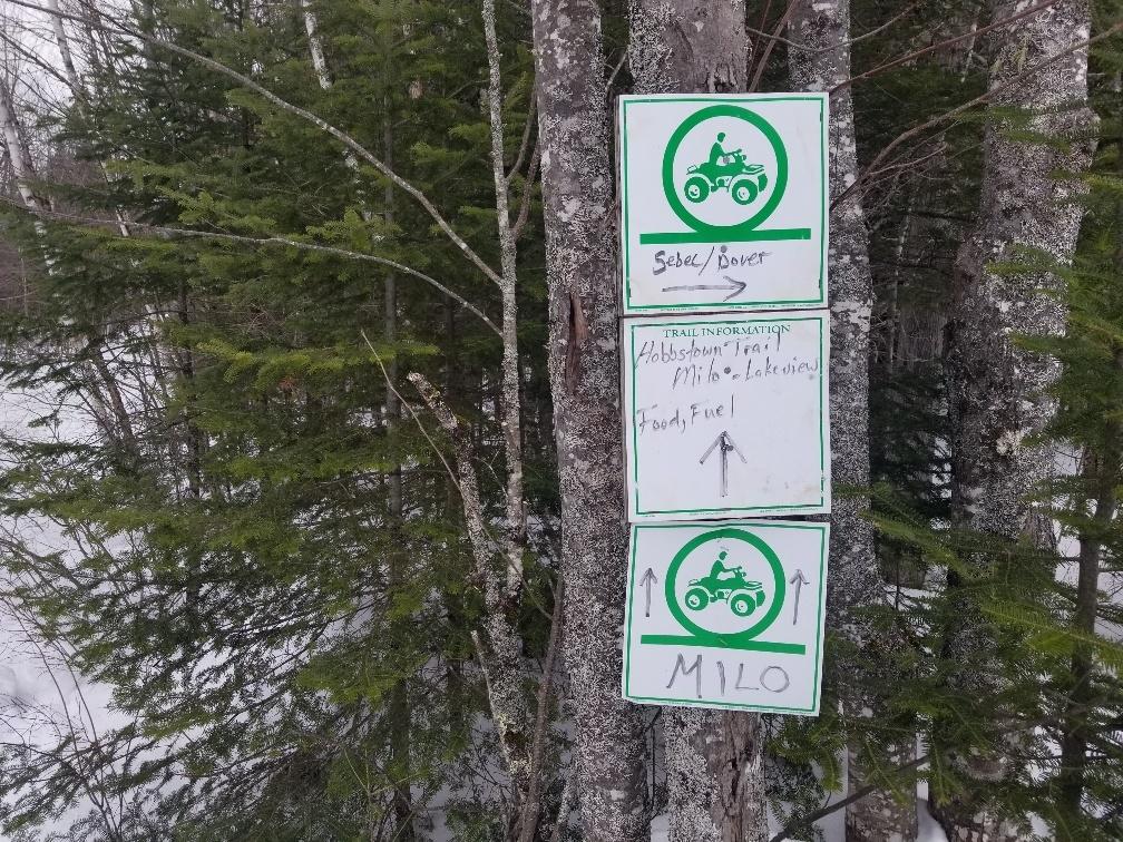 0 Hobbstown Road Milo, ME 04463 - Photo 29 of 30 ATV signs on way to property