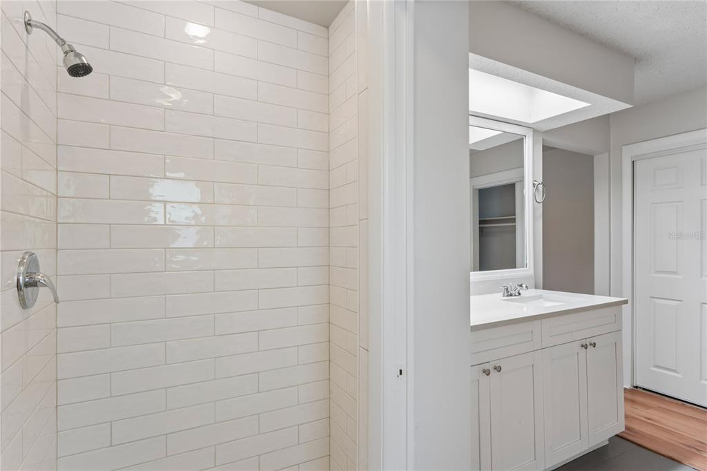 1907 Rambling Lane Brandon, FL 33510 - Photo 18 of 24 a bathroom with a sink a mirror and shower