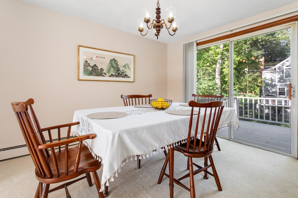 9 Hemlock Road Reading, MA 01867 - Photo 11 of 42 a view of a dining room with furniture window and outside view