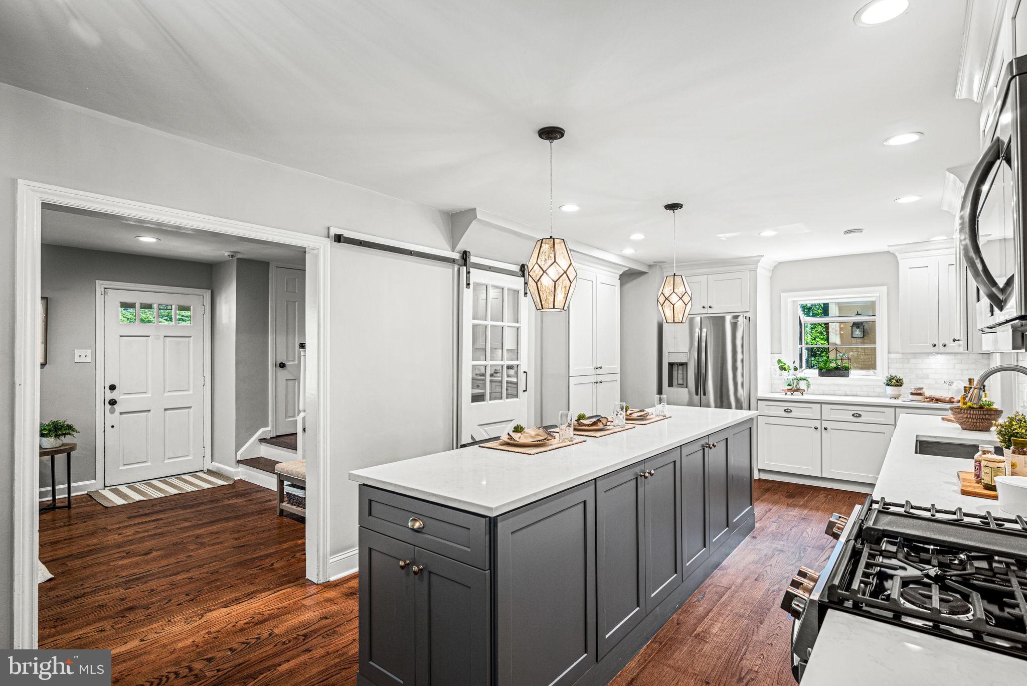 79 Crestline Road Wayne, PA 19087 - Photo 12 of 51 Kitchen with 10 ft island
