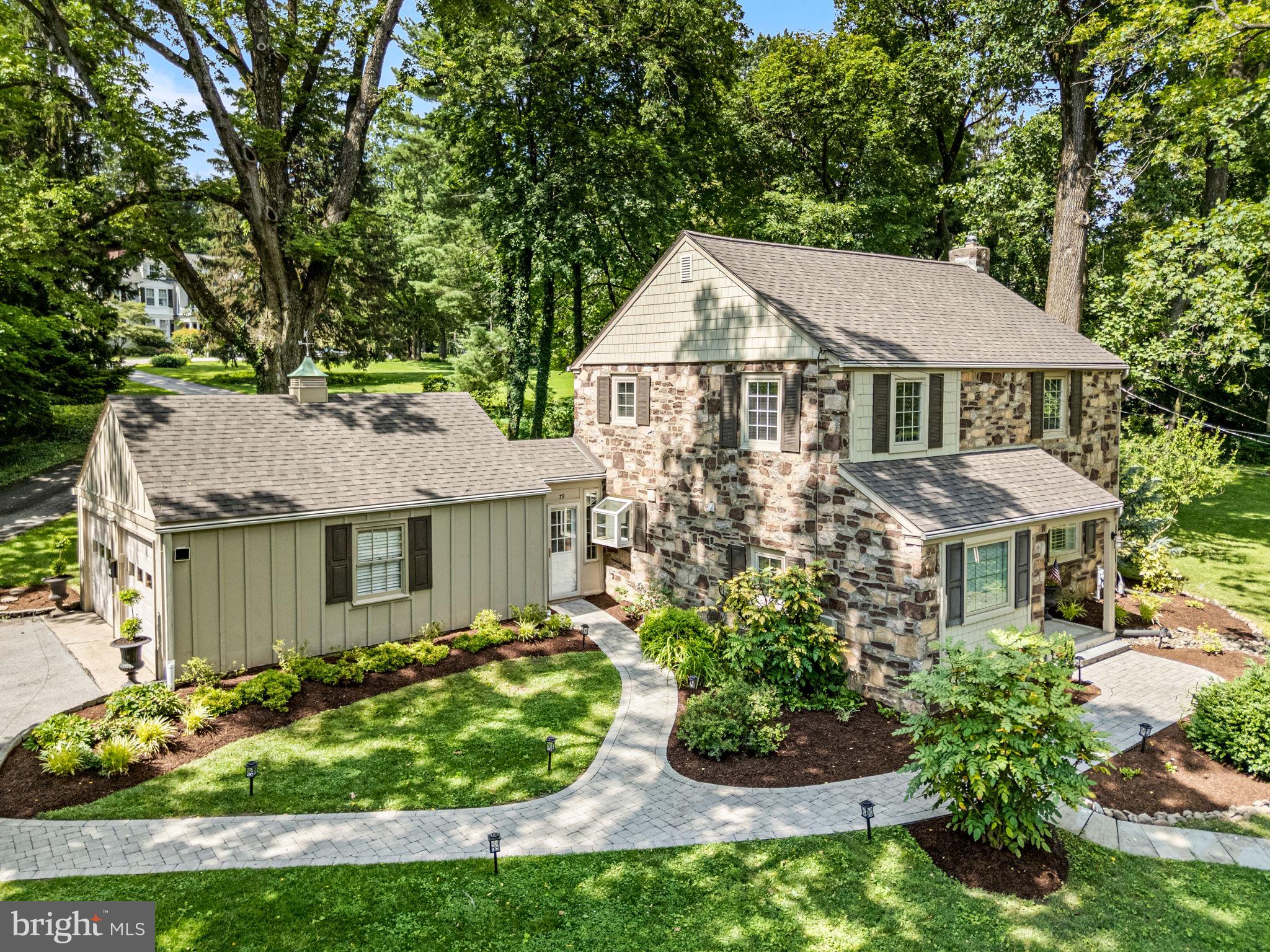 79 Crestline Road Wayne, PA 19087 - Photo 2 of 51 Stone Colonial with 2 car attached garage