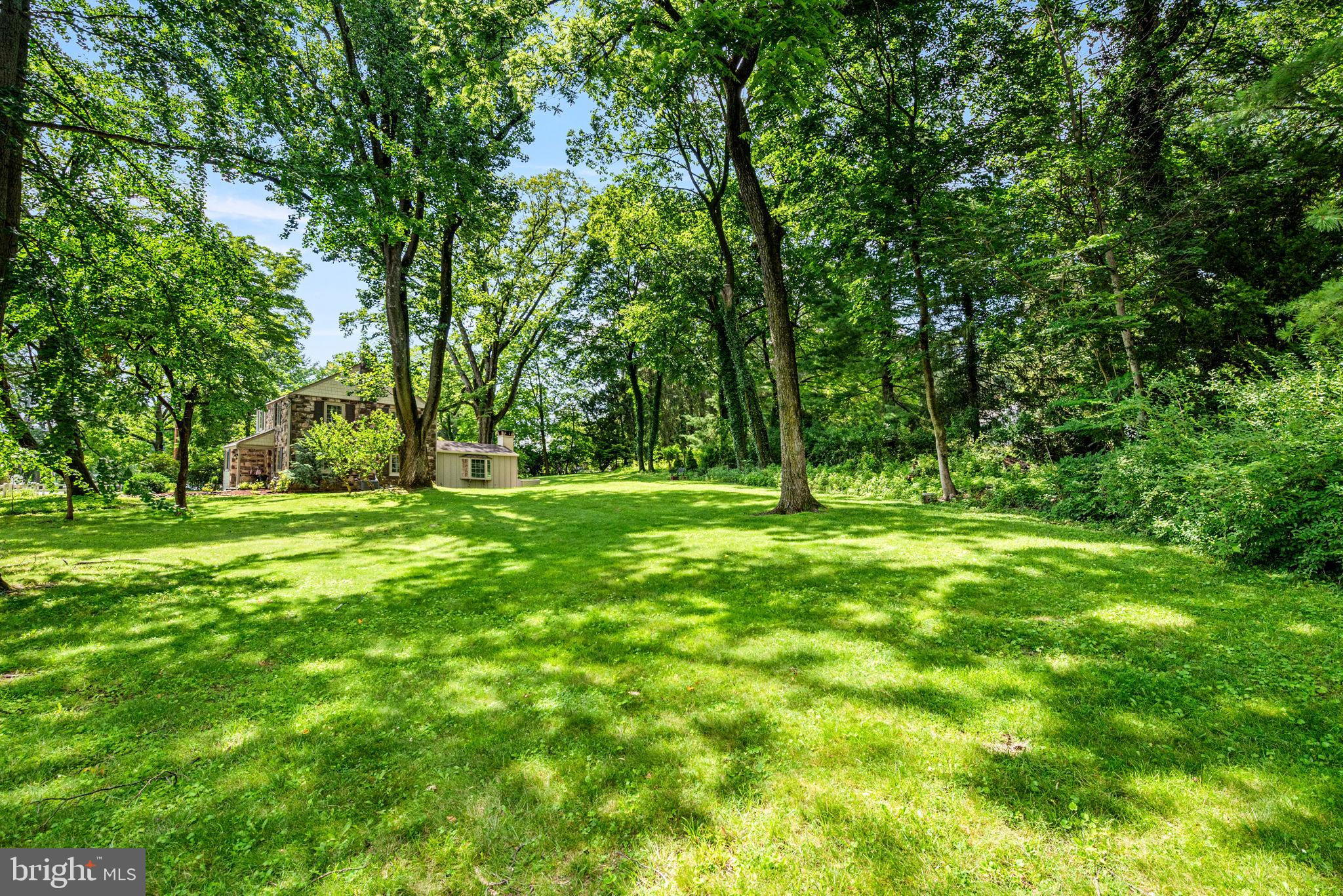79 Crestline Road Wayne, PA 19087 - Photo 47 of 51 Side yard looking towards house