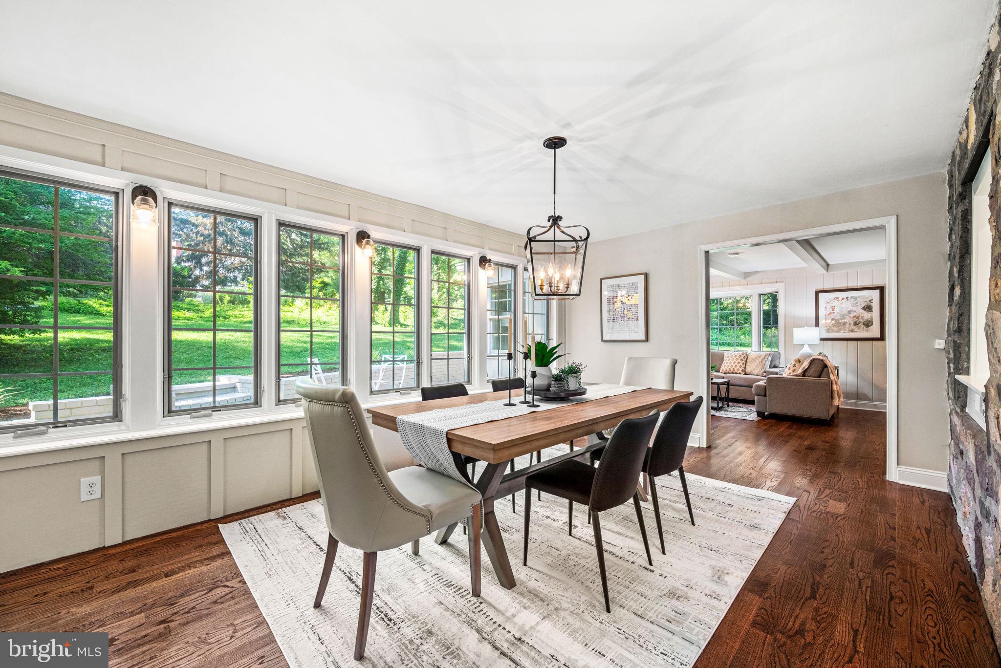 79 Crestline Road Wayne, PA 19087 - Photo 8 of 51 Dining room - windows overlook the rear property
