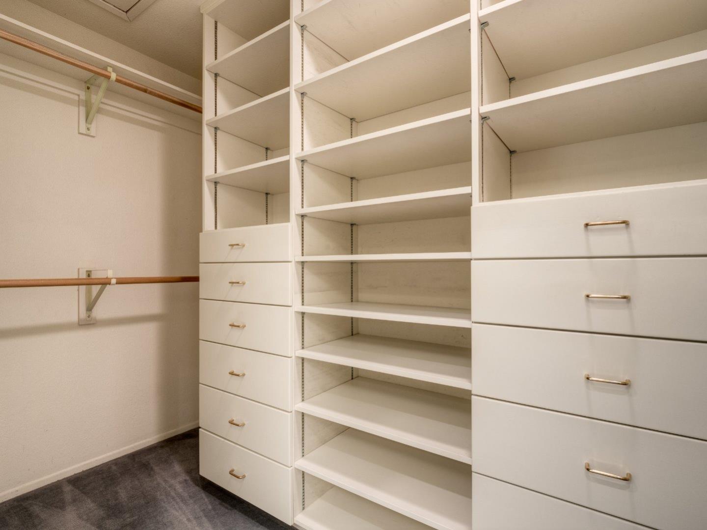 124 Peter Coutts Circle Stanford, CA 94305 - Photo 17 of 17 a view of walk in closet with empty racks