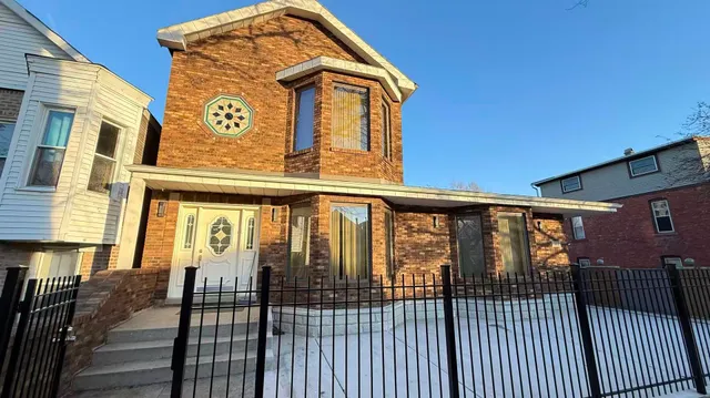 a view of a building from a balcony