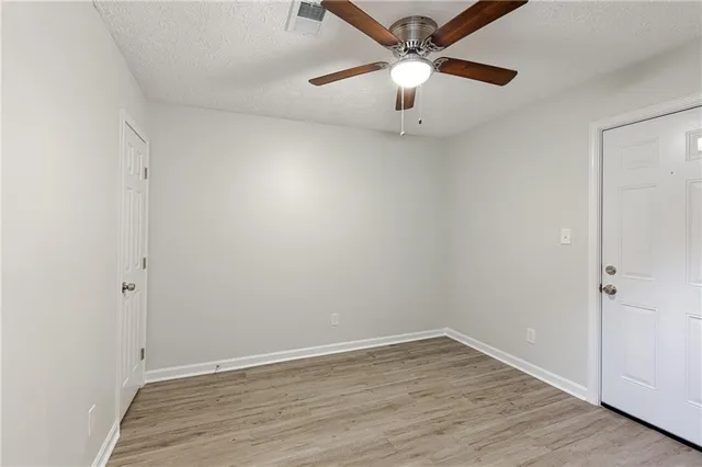 wooden floor in an empty room