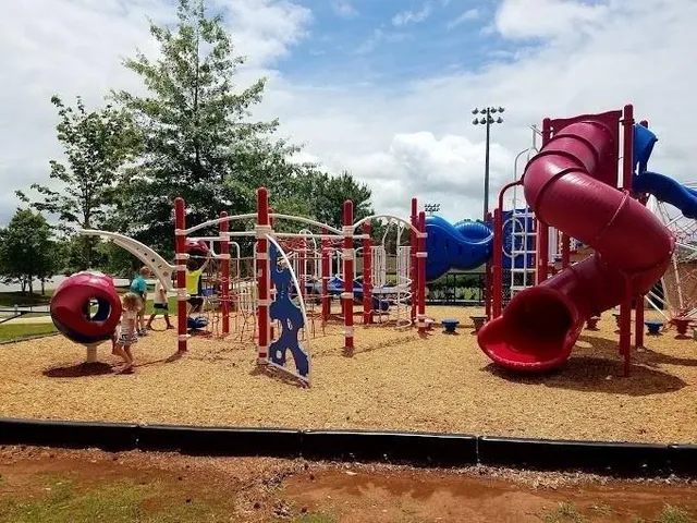 a view of a slide with a slide