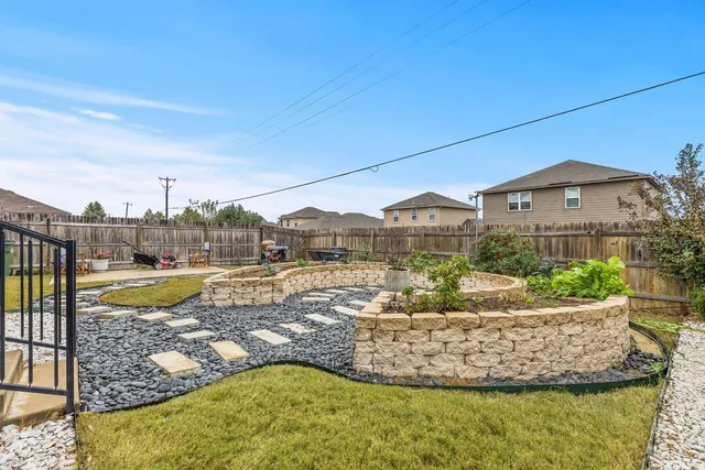 a front view of house with outdoor seating