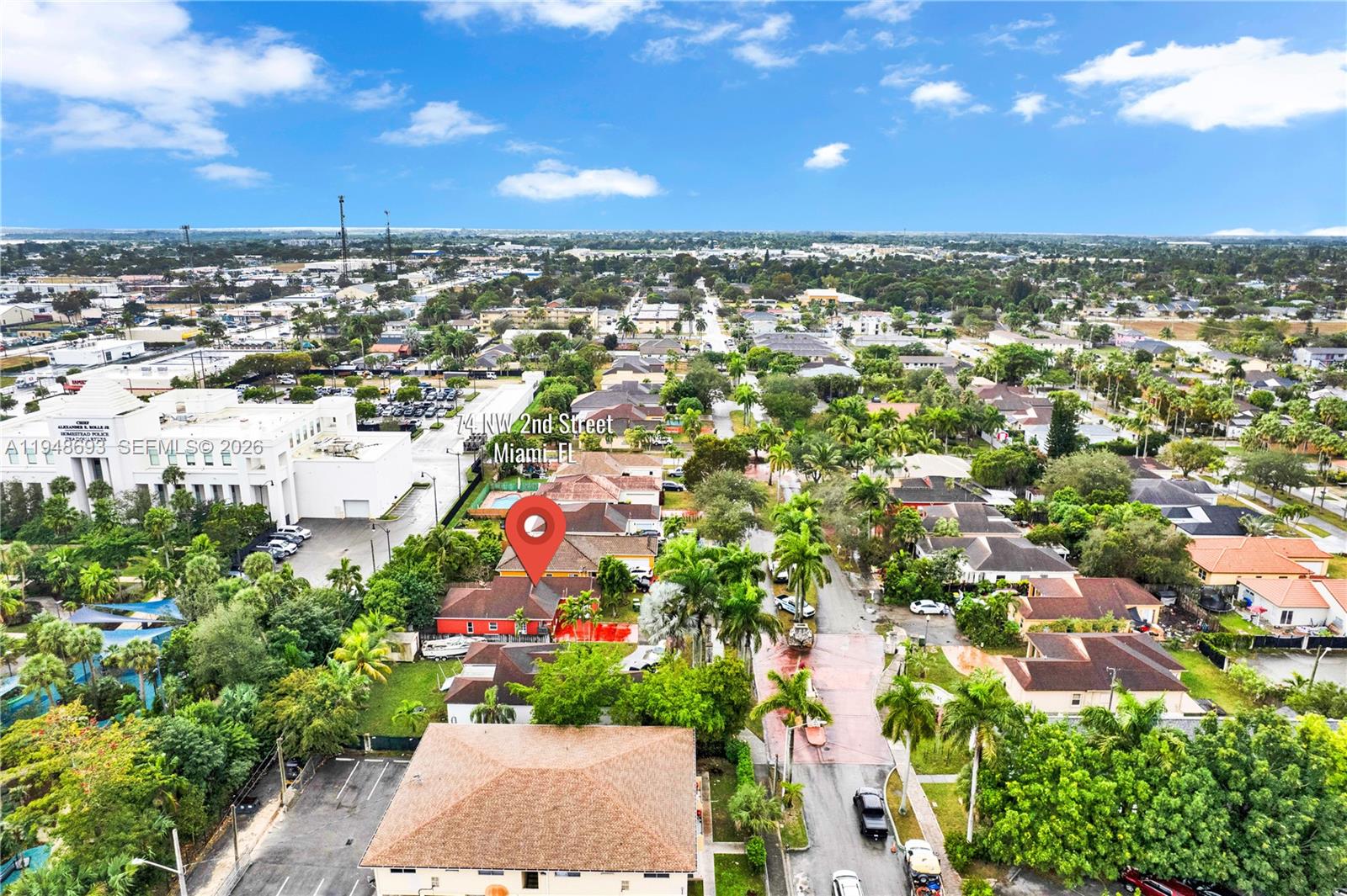 74 Northwest 2nd Street Homestead, FL 33030 - Photo 7 of 41 an aerial view of a city