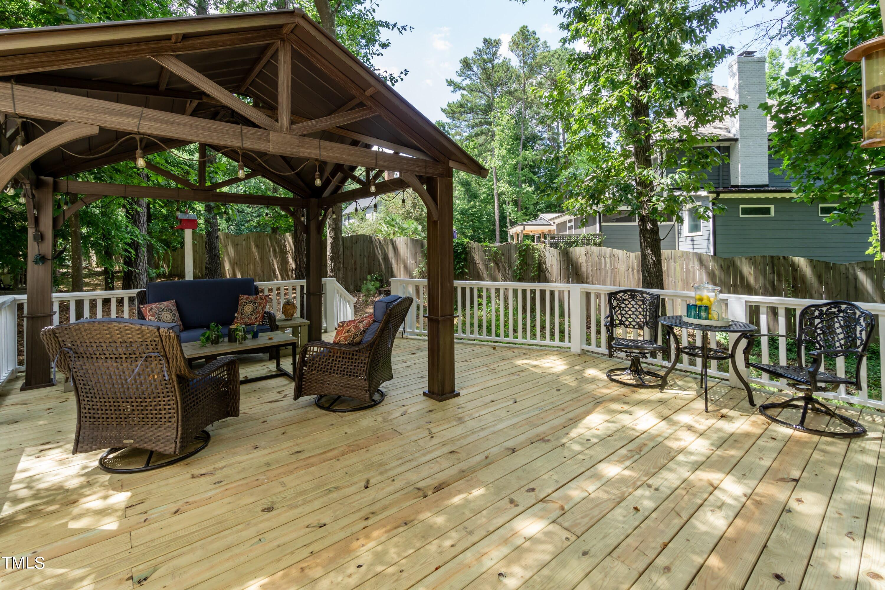 4112 Ridgebrook Bluffs Drive Raleigh, NC 27603 - Photo 5 of 40 Perfect space for entertaining or just relaxing in the sounds of nature