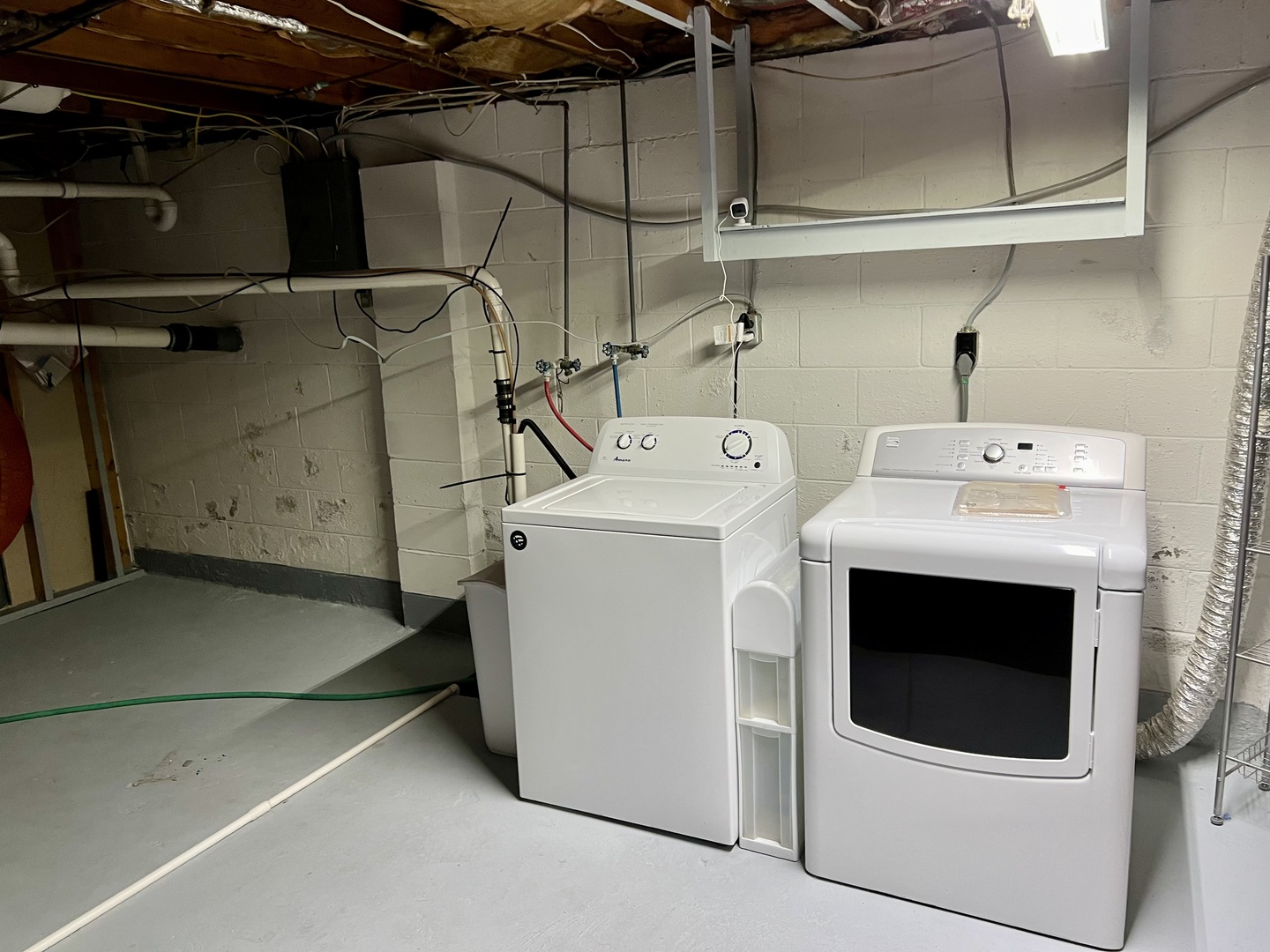 316 Erickson Road Rochelle, IL 61068 - Photo 12 of 17 a utility room with dryer and washer