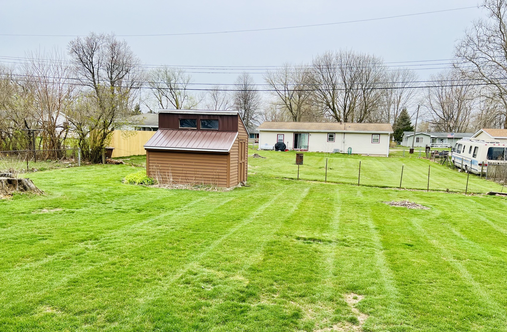 316 Erickson Road Rochelle, IL 61068 - Photo 17 of 17 a view of a backyard